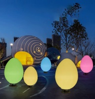 Светильник Яйцо 65х110 питание от АКБ, RGB Светильник Яйцо 65х110 питание от АКБ, RGB